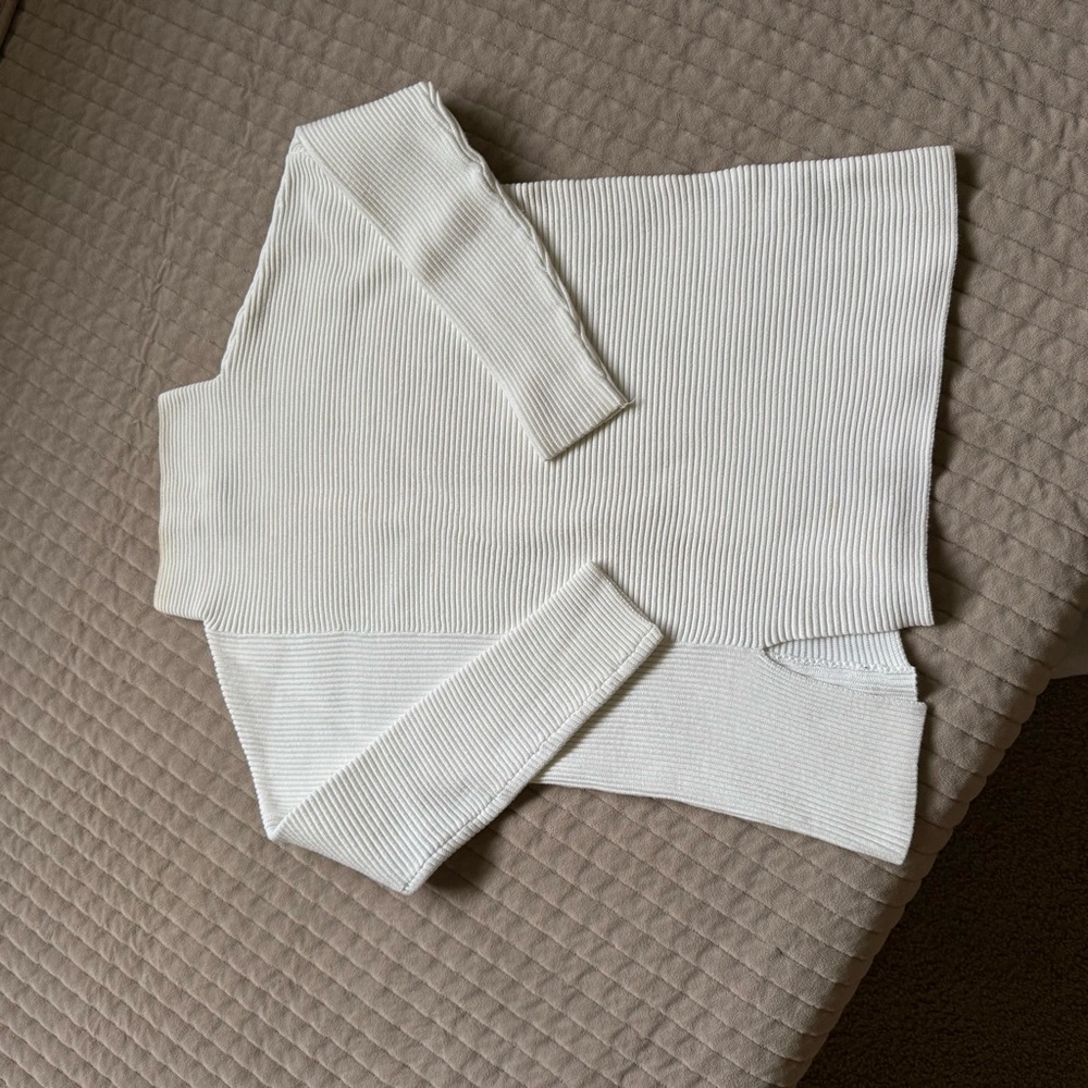 French Connection Cream Turtleneck Sweater